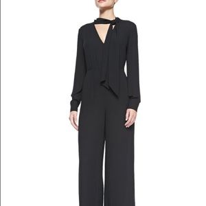 BCBG MaxAzria Sabrinah Jumpsuit W/ Tie Neck